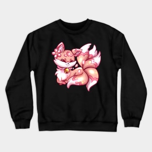 Sakura Kitsune Crewneck Sweatshirt